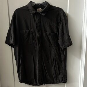 Faherty knit short sleeve button up Sz XL